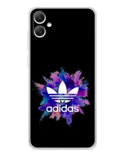 Чехол для Samsung Galaxy A06 с картинкой «Взрыв красок Adidas»