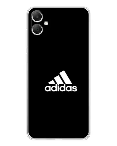 Чехол для Samsung Galaxy A06 с картинкой «Черная классика Adidas»