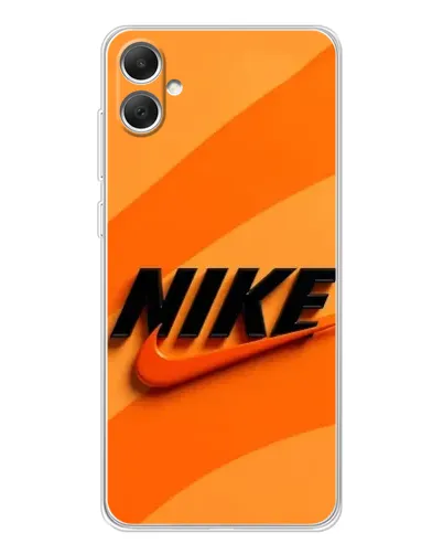 Чехол для Samsung Galaxy A06 с картинкой «Оранжевый драйв Nike»