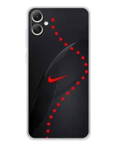Чехол для Samsung Galaxy A06 с картинкой «Абстрактный дизайн Nike»