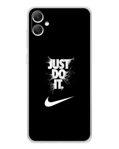 Чехол для Samsung Galaxy A06 с картинкой «Текстовый принт Nike»