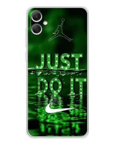 Чехол для Samsung Galaxy A06 с картинкой «Зеленый неоновый Nike»