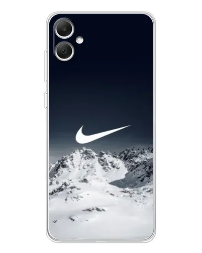 Чехол для Samsung Galaxy A06 с картинкой «Nike — зимние горы»