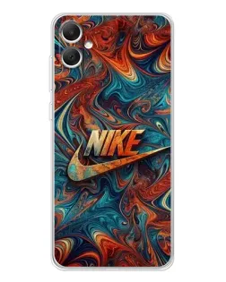 Чехол для Samsung Galaxy A06 с картинкой «Nike в абстракции»