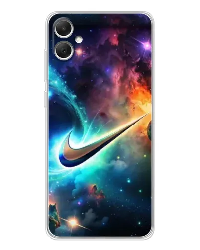 Чехол для Samsung Galaxy A06 с картинкой «Космический Nike Swoosh»