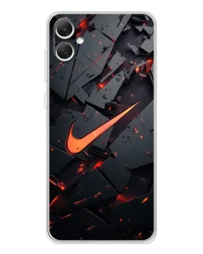 Чехол для Samsung Galaxy A06 с картинкой «Nike — эффект разломов»