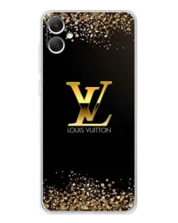Чехол для Samsung Galaxy A06 с картинкой «LV — золотые искры»
