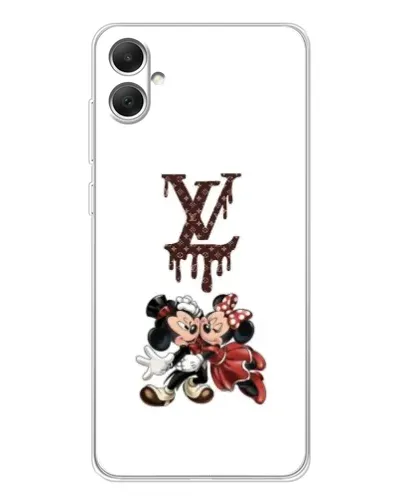 Чехол для Samsung Galaxy A06 с картинкой «LV и Микки Маус»