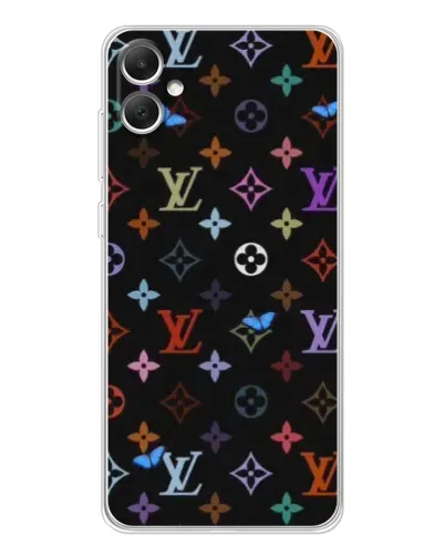 Чехол для Samsung Galaxy A06 с картинкой «Цветная монограмма LV»