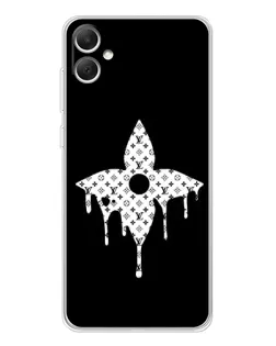 Чехол для Samsung Galaxy A06 с картинкой «Цветочная монограмма»