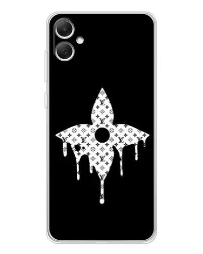 Чехол для Samsung Galaxy A06 с картинкой «Цветочная монограмма»