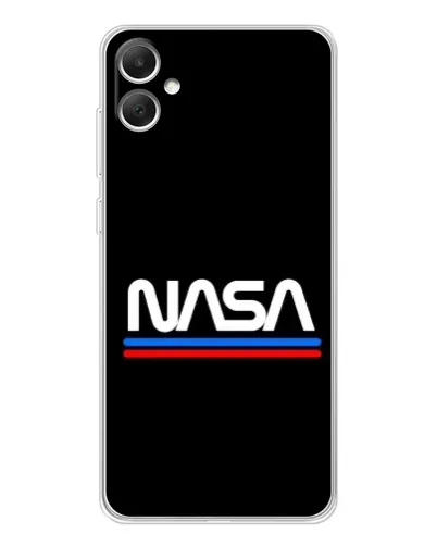 Чехол для Samsung Galaxy A06 с картинкой «NASA — классика Red Blue»