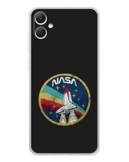 Чехол для Samsung Galaxy A06 с картинкой «NASA — эмблема миссии»