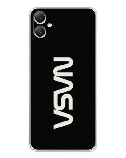 Чехол для Samsung Galaxy A06 с картинкой «NASA — вертикальный логотип»