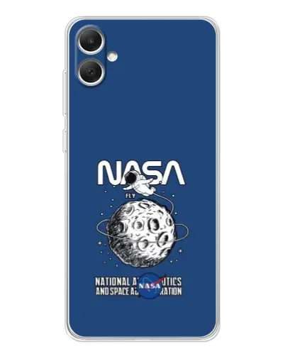Чехол для Samsung Galaxy A06 с картинкой «NASA — лунная миссия»