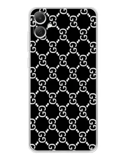 Чехол для Samsung Galaxy A06 с картинкой «Gucci — сетчатый паттерн»