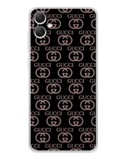Чехол для Samsung Galaxy A06 с картинкой «Классическая монограмма Gucci»