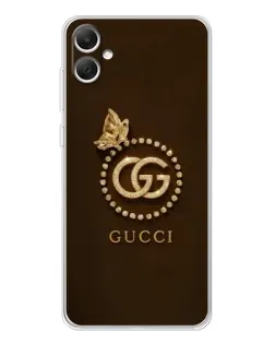 Чехол для Samsung Galaxy A06 с картинкой «Gucci — золотая бабочка»