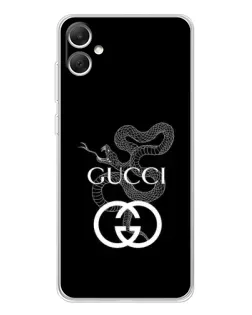 Чехол для Samsung Galaxy A06 с картинкой «Gucci — серебряная змея»