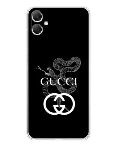 Чехол для Samsung Galaxy A06 с картинкой «Gucci — серебряная змея»
