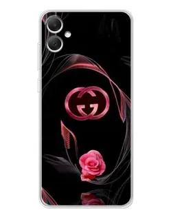 Чехол для Samsung Galaxy A06 с картинкой «Gucci — неоновая роза»