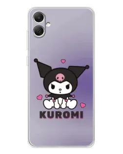 Чехол для Samsung Galaxy A06 с картинкой «Kuromi — фиолетовый арт»