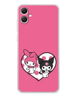 Чехол для Samsung Galaxy A06 с картинкой «Kuromi и My Melody»