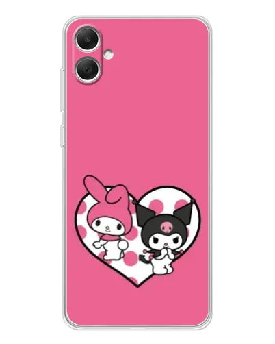 Чехол для Samsung Galaxy A06 с картинкой «Kuromi и My Melody»