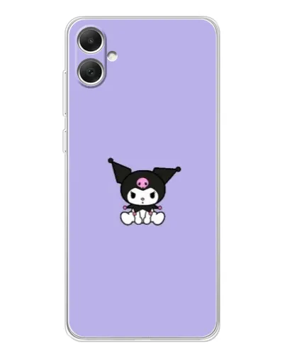 Чехол для Samsung Galaxy A06 с картинкой «Kuromi — фиолетовый минимализм»