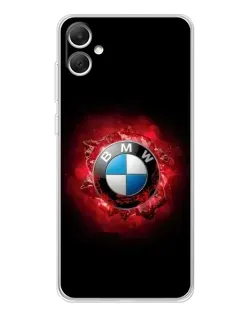 Чехол для Samsung Galaxy A06 с картинкой «Логотип BMW — вспышка»