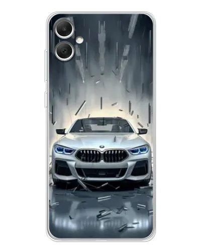 Чехол для Samsung Galaxy A06 с картинкой «BMW в свете фар»