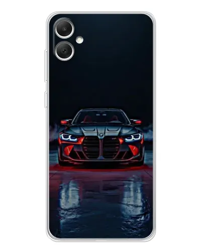 Чехол для Samsung Galaxy A06 с картинкой «BMW на мокрой дороге»
