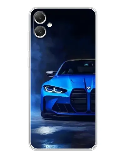 Чехол для Samsung Galaxy A06 с картинкой «Голубая BMW M4»