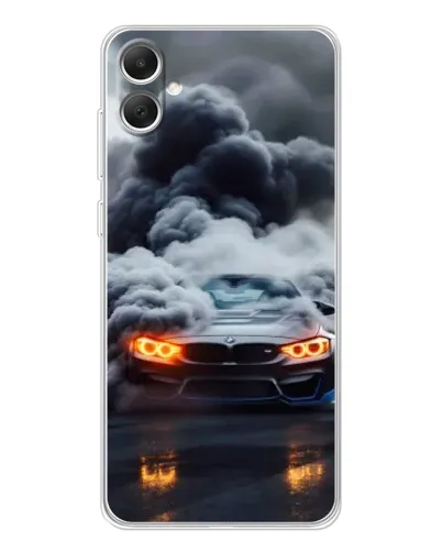 Чехол для Samsung Galaxy A06 с картинкой «BMW в дыму»