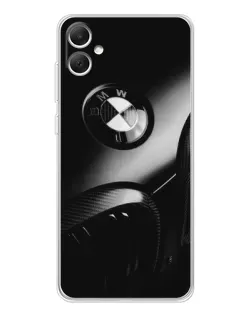 Чехол для Samsung Galaxy A06 с картинкой «Эмблема BMW — макро»