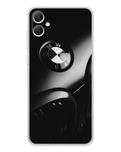 Чехол для Samsung Galaxy A06 с картинкой «Эмблема BMW — макро»