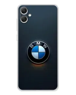 Чехол для Samsung Galaxy A06 с картинкой «Логотип BMW — минимализм»