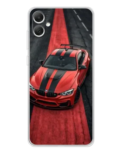 Чехол для Samsung Galaxy A06 с картинкой «BMW на красной дорожке»