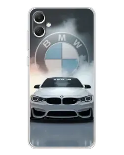 Чохол для Samsung Galaxy A06 з картинкою «BMW в білому диму»
