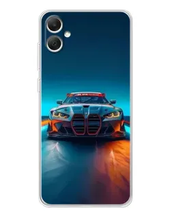 Чохол для Samsung Galaxy A06 з картинкою «BMW — вогні неону»