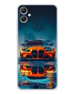 Чохол для Samsung Galaxy A06 з картинкою «BMW — золота емблема»