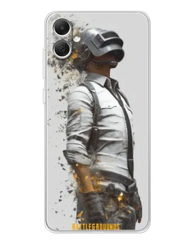Чехол для Samsung Galaxy A06 с картинкой «PUBG — боец в пыли» Чехол для Samsung Galaxy A06 с картинкой «PUBG — боец в пыли»