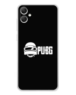 Чехол для Samsung Galaxy A06 с картинкой «PUBG — классический лого»