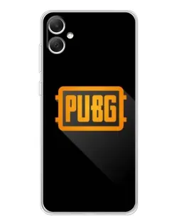 Чехол для Samsung Galaxy A06 с картинкой «PUBG — рамка лого»