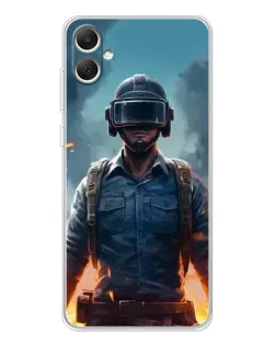 Чехол для Samsung Galaxy A06 с картинкой «PUBG — реалистичный герой»