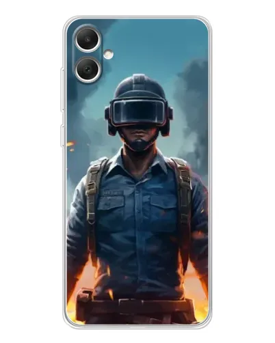 Чехол для Samsung Galaxy A06 с картинкой «PUBG — реалистичный герой» Чехол для Samsung Galaxy A06 с картинкой «PUBG — реалистичный герой»
