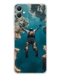 Чехол для Samsung Galaxy A06 с картинкой «PUBG — свободное падение»