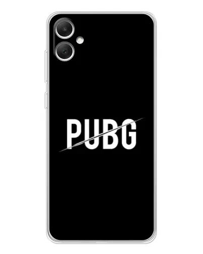 Чехол для Samsung Galaxy A06 с картинкой «PUBG — белый логотип» Чехол для Samsung Galaxy A06 с картинкой «PUBG — белый логотип»