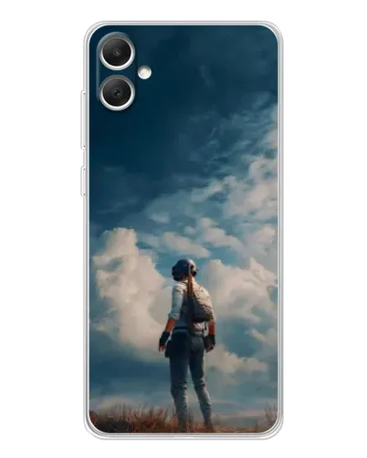Чехол для Samsung Galaxy A06 с картинкой «Герой PUBG на скале» Чехол для Samsung Galaxy A06 с картинкой «Герой PUBG на скале»