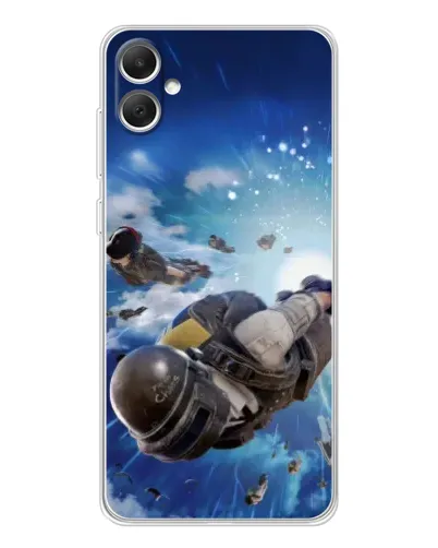Чехол для Samsung Galaxy A06 с картинкой «Десант PUBG — прыжок» Чехол для Samsung Galaxy A06 с картинкой «Десант PUBG — прыжок»